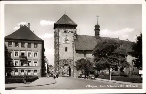 Ak Villingen Schwenningen im Schwarzwald, Bickentor