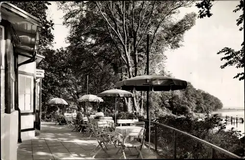 Ak Neustadt Holstein, Tanzpalast Seeburg Terrasse Café