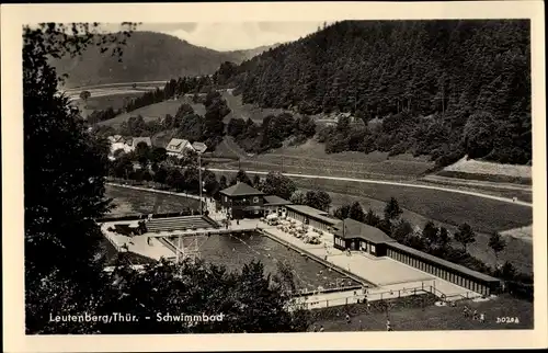 Ak Bad Leutenberg Thüringen, Schwimmbad