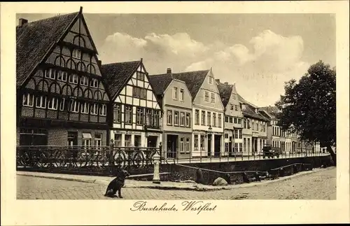 Ak Buxtehude in Niedersachsen, Westfleet, Goldschmied L. Mügge