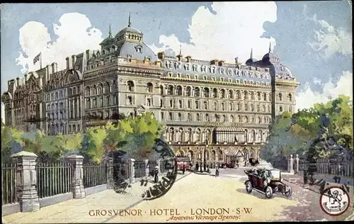 Ak London City England, Grosvenor Hotel