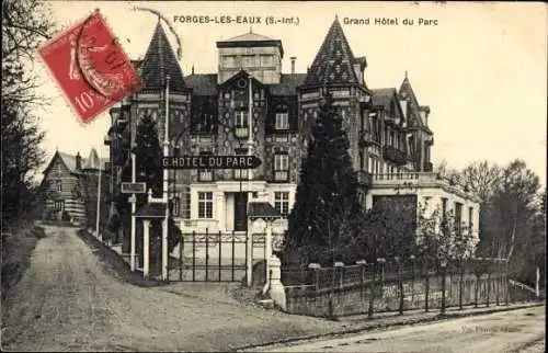 Ak Forges les Eaux Seine Maritime, Grand Hotel du Parc