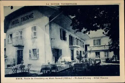 Ak Saint Jean d'Arvey Savoie, Hotel Therme
