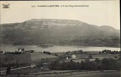 Ak Saint Alban de Montbel Savoie, Le Lac d'Aiguebelette