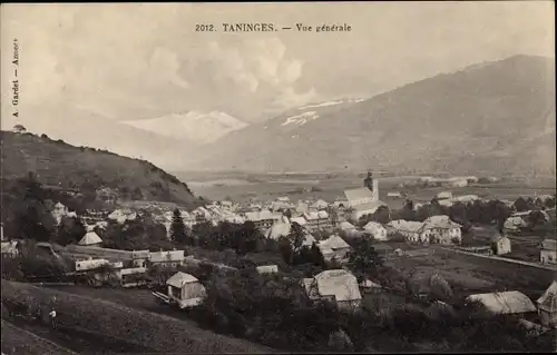 Ak Taninges Haute Savoie, Vue générale