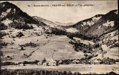 Ak Pratz sur Arly Haute Savoie, Vue générale