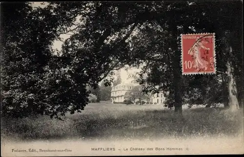 Ak Maffliers Val-d’Oise, Le Chateau des Bons Hommes