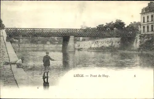 Ak Liège Lüttich Wallonien, Pont de Huy