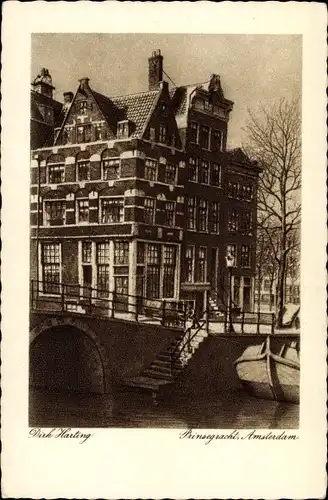 Ak Amsterdam Nordholland Niederlande, Prinsengracht