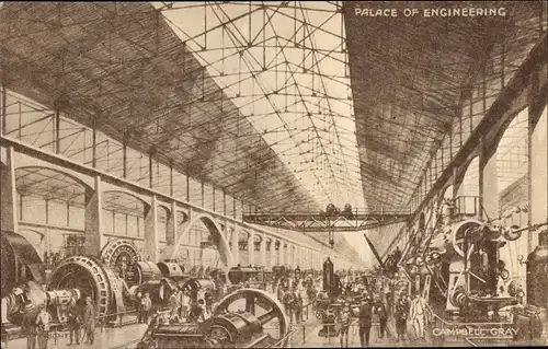 Ak Wembley London City, British Empire Exhibition 1924, Palace of Engineering
