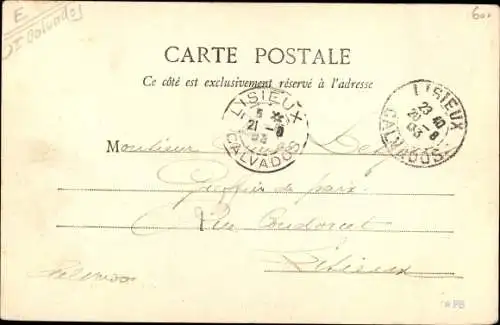 Ak Pont L'Eveque Calvados, La Rue Hamelin