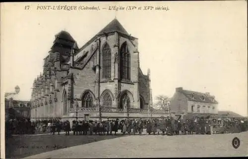 Ak Pont L'Eveque Calvados, L'Eglise