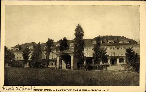 Ak Roscoe New York USA, Lakewood Farm Inn, Front Wing