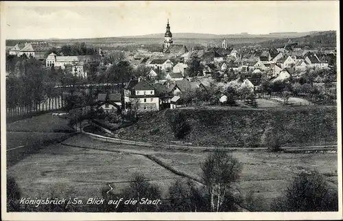 Ak Königsbrück in der Oberlausitz, Blick auf die Stadt