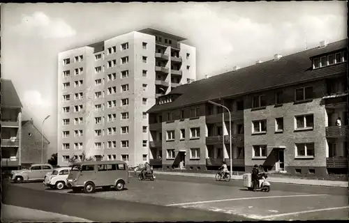 Ak Tegelhörn Itzehoe in Schleswig Holstein, Marienburger Platz, Hochhaus