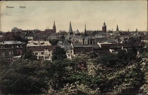 Ak Essen im Ruhrgebiet, Panorama