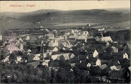 Ak Olbernhau im Erzgebirge, Gesamtansicht