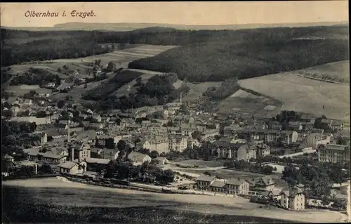 Ak Olbernhau im Erzgebirge, Gesamtansicht
