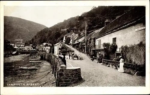 Ak Lynmouth Devon, Street