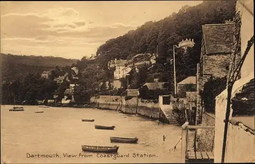 Ak Dartmouth Devon, View from Coastguard Station
