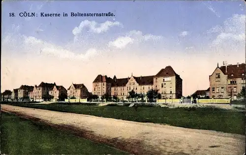 Ak Köln am Rhein, Kaserne in Boltensternstraße