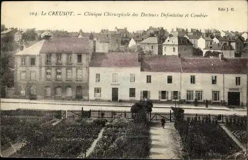 Ak Le Creusot Saône et Loire, Clinique Chirurgicale des Docteurs Defontaine et Combier