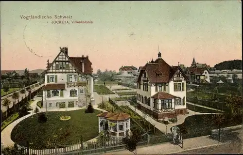 Ak Jocketa Pöhl Vogtland, Villenkolonie