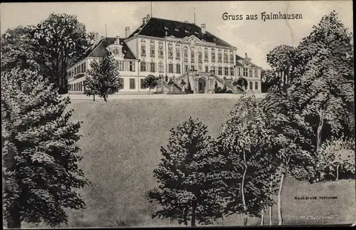 Künstler Ak Haimhausen in Oberbayern, Schloss