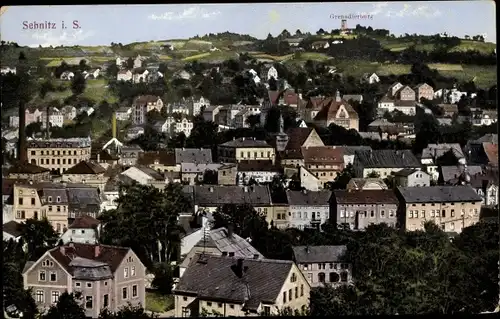 Ak Sebnitz in Sachsen, Panorama