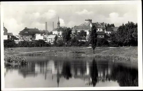 Ak Přerov Prerau Region Olmütz, Blick auf den Ort