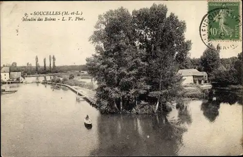 Ak Soucelles Maine et Loire, Moulin des Boires