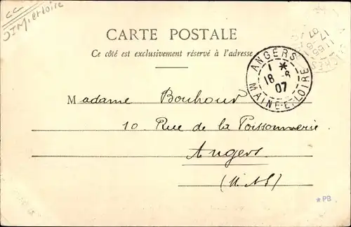 Ak Seiches Maine et Loire, Mairie, L'Eglise