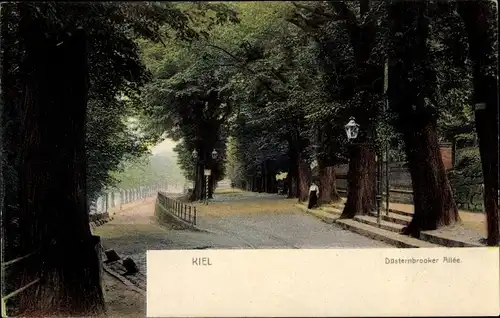 Ak Hansestadt Kiel, Düsternbrooker Allee