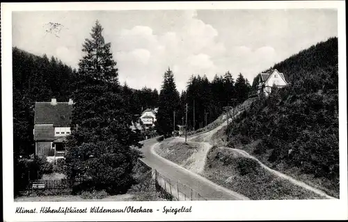 Ak Wildemann Clausthal Zellerfeld im Oberharz, Spiegeltal