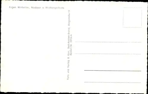 Ak Nosbach Reichsshof Oberbergischer Kreis, Panorama