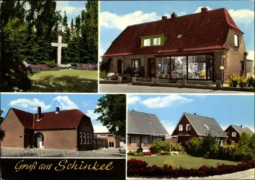 Ak Schinkel in Holstein, Ortspartie, Geschäftshaus