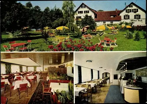 Ak Sasbachwalden im Schwarzwald, Hotel Talmühle, Restaurant, Außenansicht