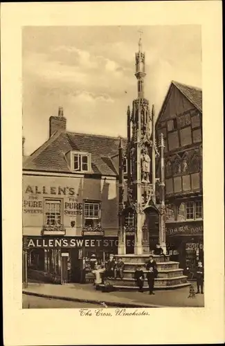 Ak Winchester South East England, The Cross, Tuck 2495