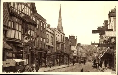 Ak Salisbury South West England, High Street