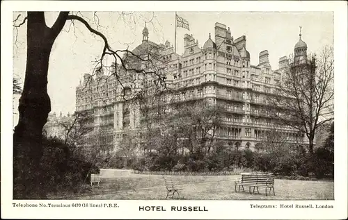 Ak London City England, Hotel Russell