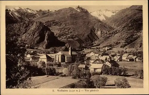 Ak Valloire Savoie, Vue generale