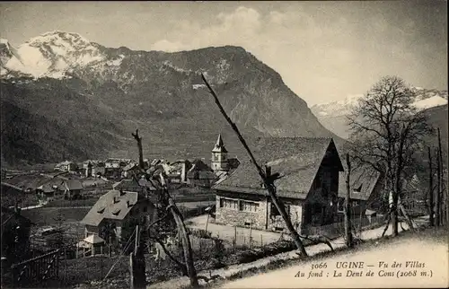Ak Ugine Savoie, Vu des Villas