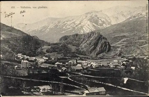 Ak Valloire Savoie, Vue generale