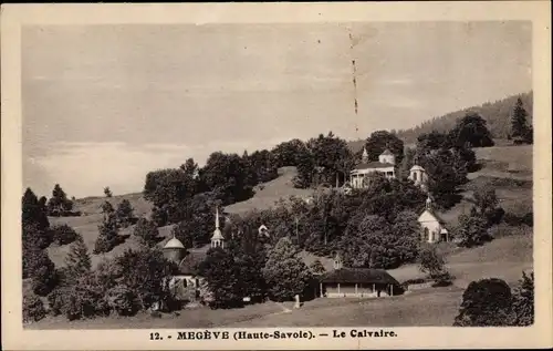 Ak Megève Haute Savoie, Le Calvaire