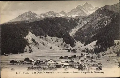 Ak Saint Gervais les Bains Haute Savoie, Les Contamines, Aiguille de Blonnassay