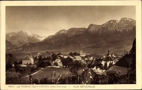 Ak La Roche sur Foron Haute Savoie, Vue générale