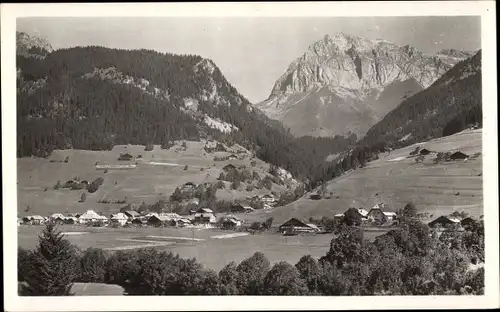 Ak La Chapelle Haute Savoie, Vue générale, Cornettes de Bise