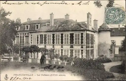 Ak Franconville Val d Oise, Le Chateau