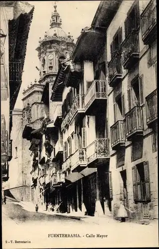 Ak Fuenterrabia Baskenland, Calle Mayor