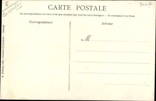 Ak Port en Bessin Calvados, Quai Felix Faure